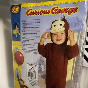 Curious George Costume 2T